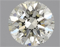 Natural Diamond 1.00 Carats, Round with Excellent Cut, K Color, SI2 Clarity and Certified by IGI