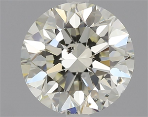 Picture of Natural Diamond 1.00 Carats, Round with Excellent Cut, K Color, SI2 Clarity and Certified by IGI