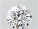 Lab Grown Diamond 1.25 Carats, Round with Ideal Cut, E Color, VVS1 Clarity and Certified by IGI