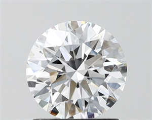 Picture of Lab Grown Diamond 1.25 Carats, Round with Ideal Cut, E Color, VVS1 Clarity and Certified by IGI