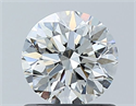 Diamante Natural 0.80 quilates, Redondo , Color G, claridad SI1 y certificado GIA