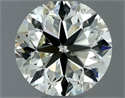 Natural Diamond 0.90 Carats, Round with Very Good Cut, M Color, SI1 Clarity and Certified by IGI
