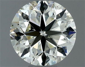 Picture of Natural Diamond 0.90 Carats, Round with Very Good Cut, M Color, SI1 Clarity and Certified by IGI