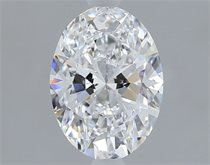 Picture of Natural Diamond 1.00 Carats, Oval with  Cut, D Color, VS2 Clarity and Certified by GIA