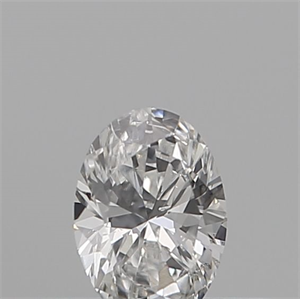 Picture of Natural Diamond 0.19 Carats, Oval with  Cut, E Color, SI2 Clarity and Certified by GIA