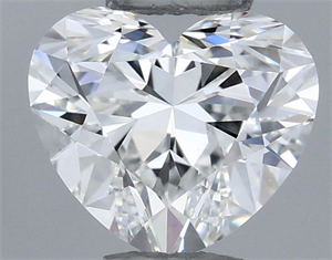 Picture of Natural Diamond 0.32 Carats, Heart with  Cut, G Color, VS1 Clarity and Certified by GIA