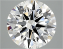 Lab Grown Diamond 5.09 Carats, Round with Ideal Cut, E Color, VVS2 Clarity and Certified by IGI