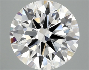 Picture of Lab Grown Diamond 5.09 Carats, Round with Ideal Cut, E Color, VVS2 Clarity and Certified by IGI