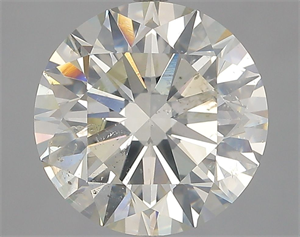 Picture of Natural Diamond 5.03 Carats, Round with Excellent Cut, I Color, SI2 Clarity and Certified by IGI