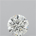 Natural Diamond 0.60 Carats, Round with Excellent Cut, I Color, VVS2 Clarity and Certified by IGI