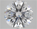 Natural Diamond 5.22 Carats, Round with Excellent Cut, D Color, FL Clarity and Certified by GIA