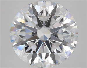 Picture of Natural Diamond 5.22 Carats, Round with Excellent Cut, D Color, FL Clarity and Certified by GIA