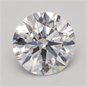 Lab Grown Diamond 1.16 Carats, Round with Ideal Cut, D Color, VVS2 Clarity and Certified by IGI