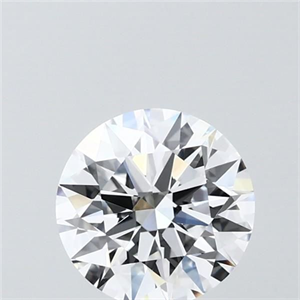 Picture of Lab Grown Diamond 1.55 Carats, Round with Ideal Cut, D Color, VVS2 Clarity and Certified by IGI
