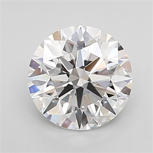 Picture of Lab Grown Diamond 1.04 Carats, Round with Ideal Cut, D Color, VVS2 Clarity and Certified by IGI