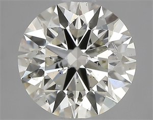 Picture of Natural Diamond 1.16 Carats, Round with Excellent Cut, I Color, SI2 Clarity and Certified by IGI