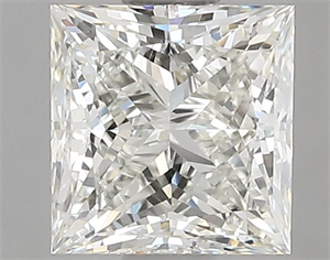 Picture of Natural Diamond 0.91 Carats, Princess with  Cut, J Color, VS1 Clarity and Certified by GIA