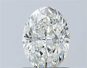 Picture of Natural Diamond 0.90 Carats, Oval with  Cut, F Color, VS1 Clarity and Certified by GIA