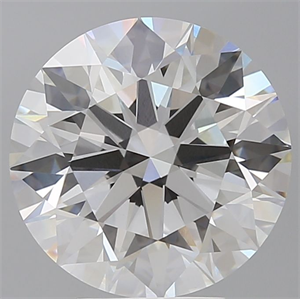 Picture of Lab Grown Diamond 5.54 Carats, Round with Ideal Cut, F Color, VVS2 Clarity and Certified by IGI
