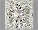 Diamante Natural 2.01 quilates, Princesa , Color K, claridad VVS2 y certificado GIA
