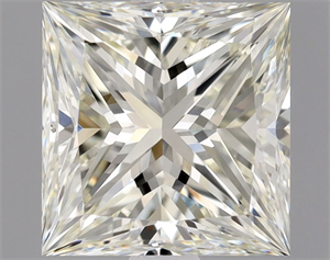 Foto Diamante Natural 2.01 quilates, Princesa , Color K, claridad VVS2 y certificado GIA de