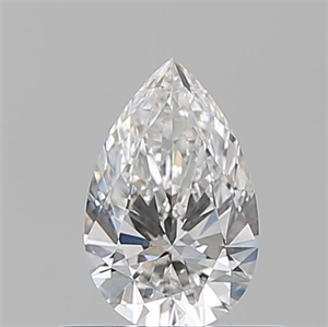 Picture of Natural Diamond 0.50 Carats, Pear with  Cut, E Color, VS1 Clarity and Certified by GIA
