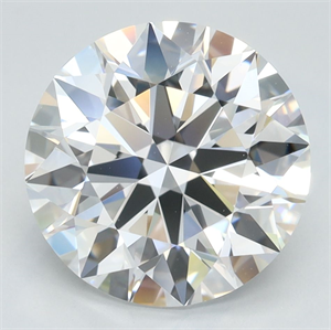Picture of Lab Grown Diamond 3.53 Carats, Round with Excellent Cut, D Color, VVS1 Clarity and Certified by GIA
