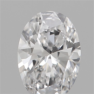 Picture of Natural Diamond 0.19 Carats, Oval with  Cut, D Color, VS1 Clarity and Certified by IGI
