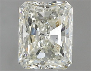Foto Diamante Natural 1.01 quilates, Radiante , Color K, claridad SI1 y certificado GIA de