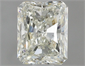 Natural Diamond 1.01 Carats, Radiant with  Cut, K Color, SI1 Clarity and Certified by GIA