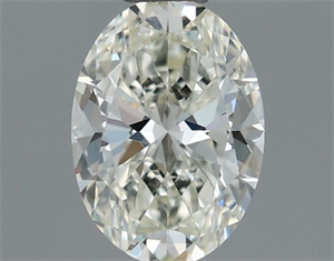 Foto Diamante Natural 0.50 quilates, Ovalado , Color H, claridad VVS1 y certificado IGI de