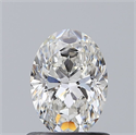 Diamante Natural 0.81 quilates, Ovalado , Color F, claridad SI1 y certificado GIA