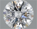 Lab Grown Diamond 1.29 Carats, Round with Ideal Cut, D Color, VS2 Clarity and Certified by IGI