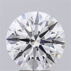 Picture of Lab Grown Diamond 4.14 Carats, Round with Ideal Cut, E Color, VS2 Clarity and Certified by IGI