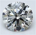 Diamante Natural 3.19 quilates, Redondo , Color G, claridad SI1 y certificado GIA