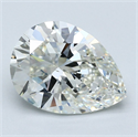 Diamante Natural 3.25 quilates, De pera , Color J, claridad VS2 y certificado GIA