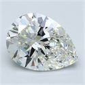Diamante Natural 3.25 quilates, De pera , Color J, claridad VS2 y certificado GIA
