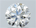 Natural Diamond 1.01 Carats, Round with Very Good Cut, J Color, VS1 Clarity and Certified by GIA