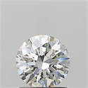 Lab Grown Diamond 1.03 Carats, Round with Ideal Cut, F Color, VVS2 Clarity and Certified by IGI