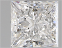 Diamante Natural 0.61 quilates, Princesa , Color E, claridad SI1 y certificado GIA