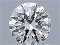 Natural Diamond 1.04 Carats, Round with Excellent Cut, G Color, VS2 Clarity and Certified by GIA
