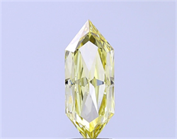 Picture of Lab Grown Diamond 2.00 Carats, HEXAGONAL with  Cut, Fancy Yellow Color, VS1 Clarity and Certified by IGI