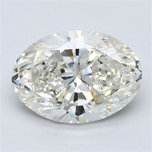 Picture of Natural Diamond 2.51 Carats, Oval with  Cut, I Color, SI1 Clarity and Certified by GIA