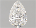 Diamante Natural 1.03 quilates, De pera , Color F, claridad SI2 y certificado GIA