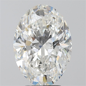 Picture of Natural Diamond 3.70 Carats, Oval with  Cut, G Color, SI2 Clarity and Certified by GIA