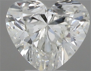 Picture of Natural Diamond 0.37 Carats, Heart with  Cut, H Color, VS2 Clarity and Certified by IGI