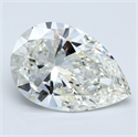 Natural Diamond 5.02 Carats, Pear with  Cut, I Color, VS2 Clarity and Certified by GIA