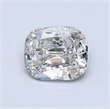 Diamante Natural 0.72 quilates, Del cojín , Color G, claridad I1 y certificado GIA