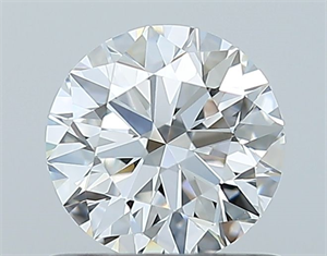 Foto Diamante Natural 0.75 quilates, Redondo , Color F, claridad VVS1 y certificado GIA de