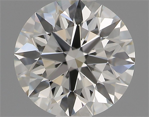 Picture of Natural Diamond 0.73 Carats, Round with Excellent Cut, H Color, IF Clarity and Certified by IGI